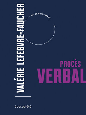 cover image of Procès verbal